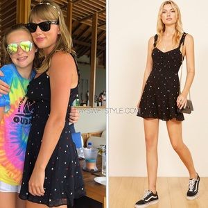 Ref Elyse Star Print Dress ASO Taylor Swift